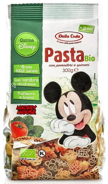 Makaron  (semolinowy trójkolorowy) disney mickey Bio 300g - Dalla Costa #1
