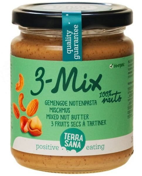 Krem orzechowy mix (3 orzechy)  250g Bio - Terrasana   #1
