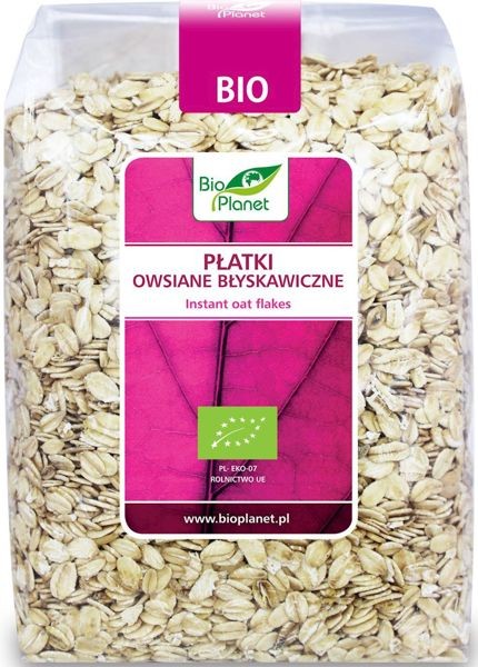 Płatki owsiane błyskawiczne Bio 600g - Bio Planet #1