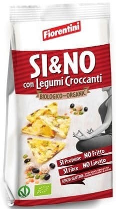  Chrupki kukurydziane piramidki z mixem strączkowych bezglutenowe 80g Bio - Fiorentini #1