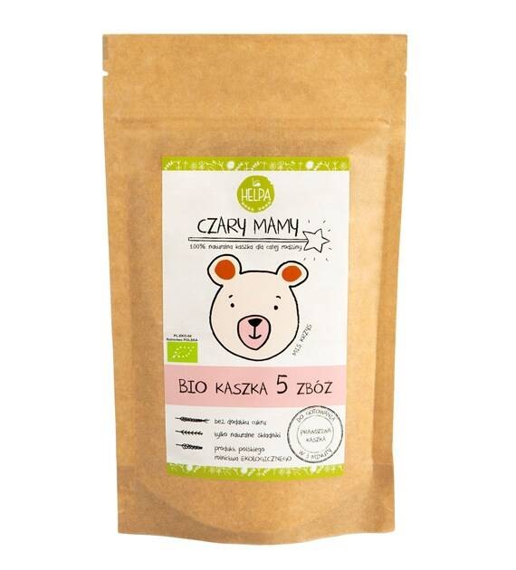 KASZKA 5 ZBÓŻ BEZ DODATKU CUKRÓW BIO 200 g - HELPA #1