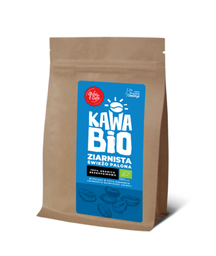 Kawa ziarnista 100% arabica bezkofeinowa Bio 250g- Quba Caffe #1