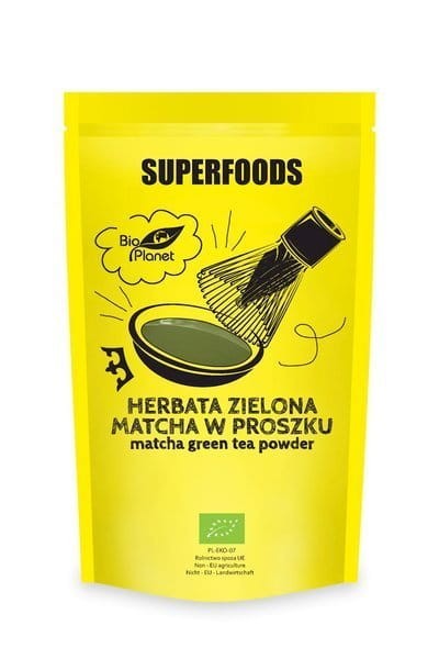 Herbata zielona matcha w proszku Bio 100g - Bio Planet #1