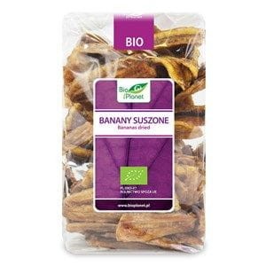 Banany suszone BIO 400g - Bio Planet #1