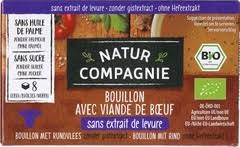 Bulion kostki wołowe bez dodatku cukru i drożdży Bio 80g - Natur Compagnie  #1