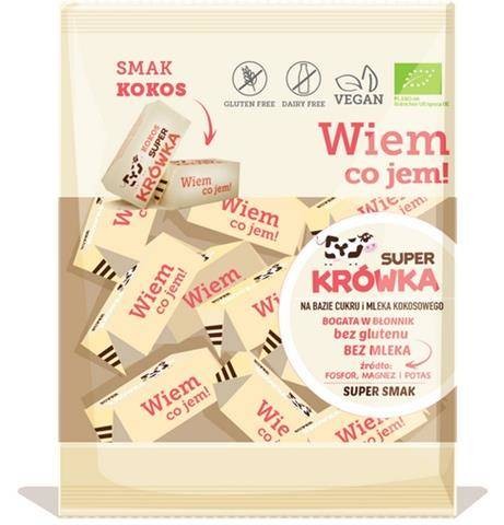 Krówki bezmleczne kokosowe  bezgl. BIO 150 g- Me Gusto #1