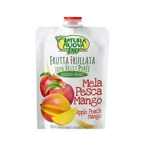 Przecier jabłkowy z mango i brzoskwinią BIO 100 g - NATURA NUOVA #1