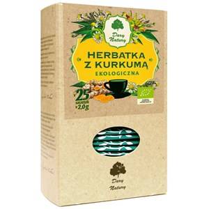 Herbatka z kurkumą (25 x 2 g) BIO - Dary Natury #1