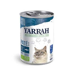 Karma dla kota ze śledziem, wodorostami i spiruliną BIO 400g-YARRAH #1