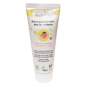 Pasta do zębów dla dzieci bez fluoru od pierwszego ząbka 75ml- Baby Anthyllis #1