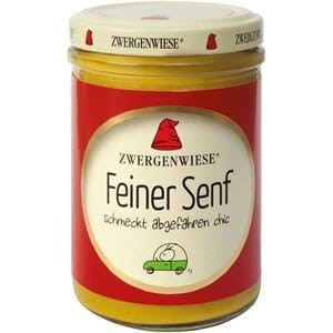 Musztarda delikatesowa bezglutenowa BIO 160g- Zwergenwiese #1