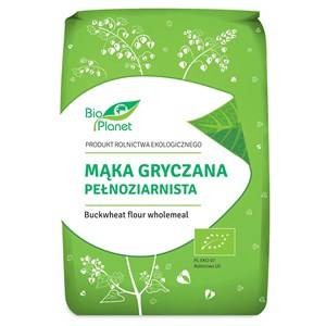 Mąka gryczana pełnoziarnista BIO 1000g - Bio Planet    #1
