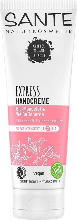 Krem do rąk olejek migdałowy i biała glinka Bio - Sante #1