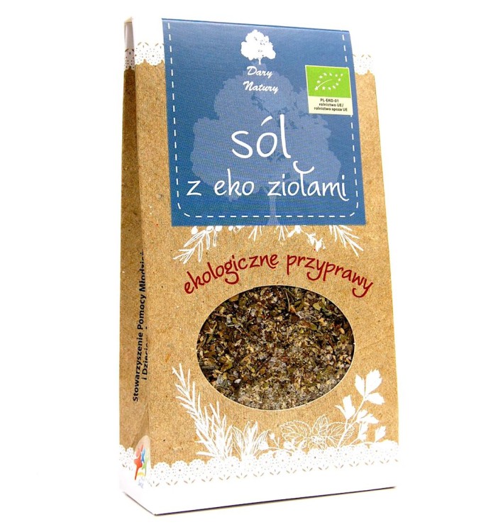 Sól z eko ziołami 100g - Bio Planet #1