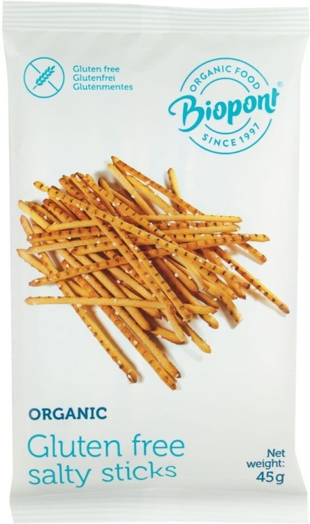 Paluszki lekko solone bezglutenowe Bio 45g - Biopont #1
