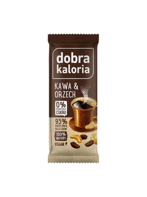 Baton owocowy kawa/orzech 35g - Dobra kaloria  #1