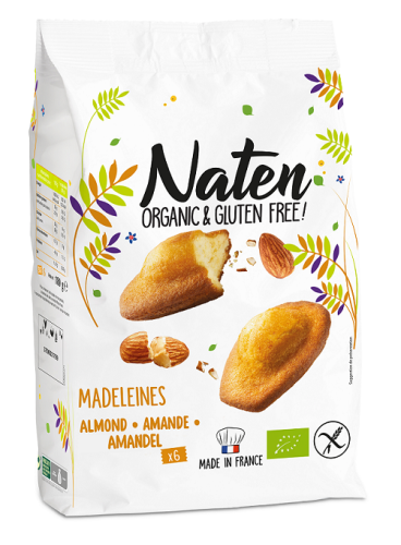 Ciastka z migdałami  bezglutenowe Bio 180g - Nates #1
