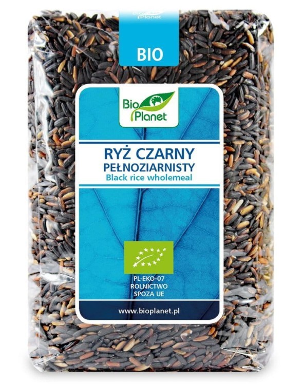 Ryż czarny pełnoziarnisty Bio 1kg - Bio Planet #1