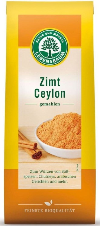 CYNAMON CEJLOŃSKI MIELONY BIO 50 g - LEBENSBAUM #1