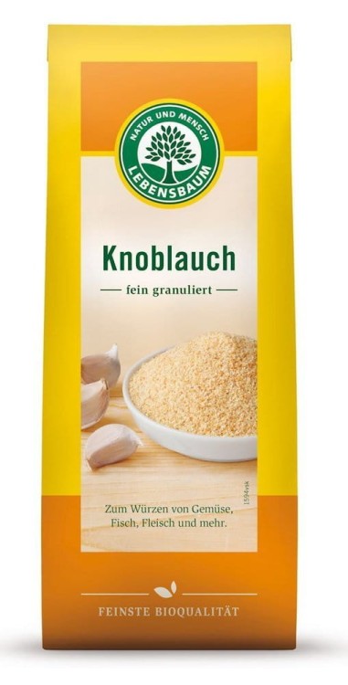 Czosnek granulowany Bio 70g - Lebensbaum  #1