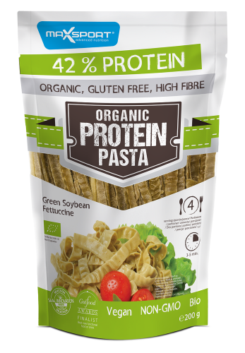 Makaron (z zielonej soi i quinoa) fettuccine bezglutenowy BIO 250g - Maxsport #1