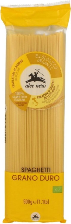 Makaron (semolinowy) spaghetti BIO 500g - Alce Nero #1