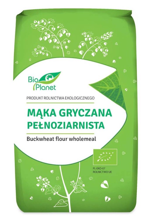Mąka gryczana pełnoziarnista  BIO 500g - Bio Planet #1