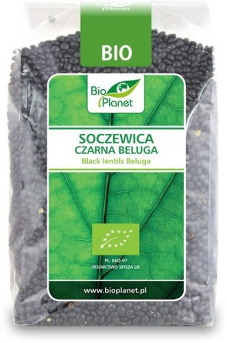 Soczewica czarna Beluga BIO  500 g - Bio Planet #1