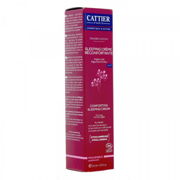 Krem do twarzy łagodzący na noc 50ml - Cattier #1