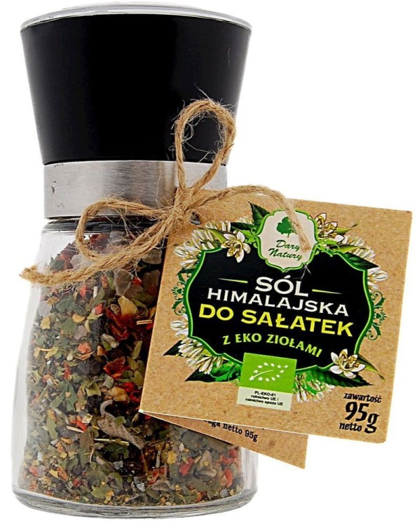 Sól himalajska do sałatek  Bio 95g - Dary Natury  #1