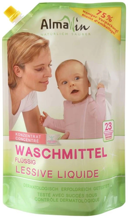 Płyn do prania dziecięcych ubrań uzupełnienie BIO 1,5l - Almawin #1
