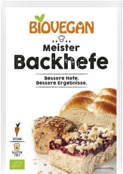 Drożdże suszone bezglutenowe BIO 7g - Biovegan #1