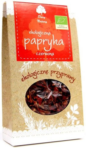 Papryka czerwona słodka BIO 50g - Dary Natury #1