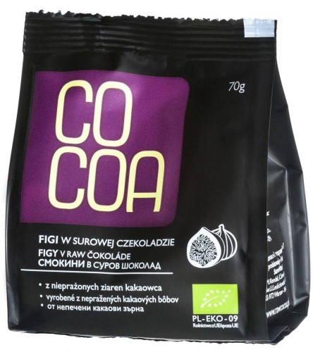 Figi w surowej czekoladzie BIO 70g - Cocoa #1