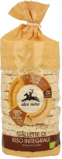 Wafle ryżowe pełnoziarniste BIO 100g Alce Nero #1