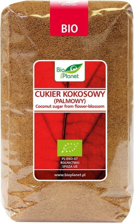 Cukier kokosowy (palmowy) BIO 1kg  - Bio Planet #1