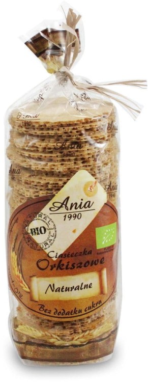 Ciasteczka orkiszowe naturalne bez dodatku cukrów Bio 120g- Bio Ania #1