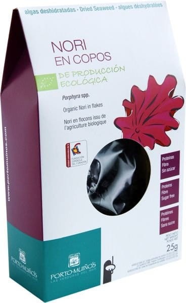 Algi morskie suszone nori BIO 25g  - Porto Muinos #1