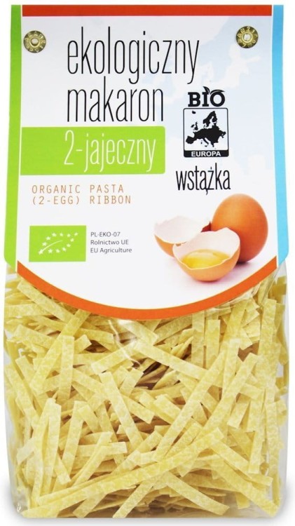 Makaron (2 jajeczny) wstążka  BIO 250g - Bio Europa #1