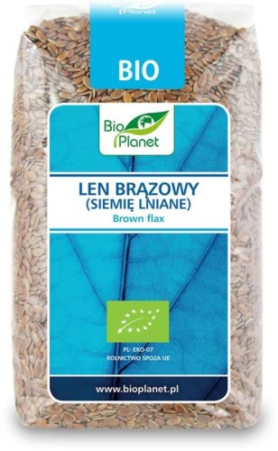 Len brązowy (siemię lniane) BIO 400g Bio Planet #1