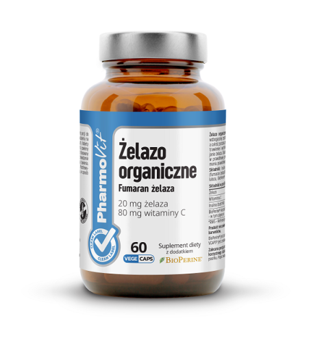 Żelazo 60 kapsułek 22,53 g - Phramovit (Clean Label) [OUTLET] #1