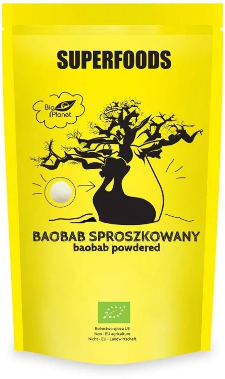 Baobab sproszkowany Bio 150 g - Bio planet #1