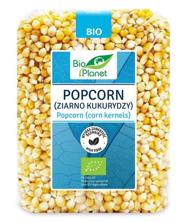 Popcorn (ziarno kukurydzy) Bio 1 kg - Bio Planet #1