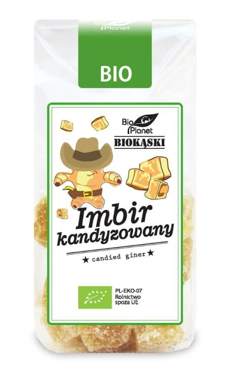 Imbir kandyzowany Bio 100g - Bio Planet #1