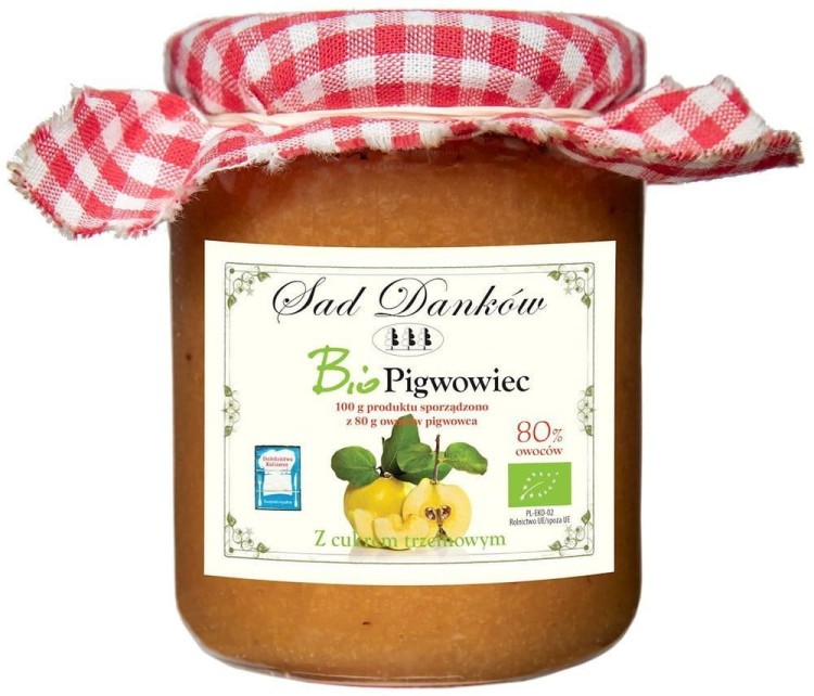 Ekologiczny dżem pigwowiec  250g - Sad Danków #1