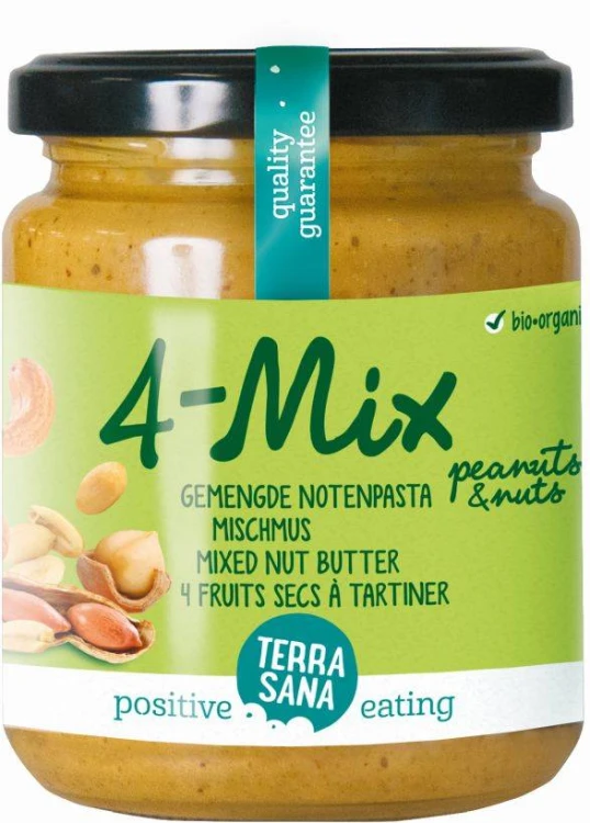 Krem/Masło orzechowe mix (4 orzechy)  250g Bio - Terrasana   #1