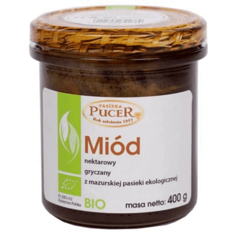 Miód gryczany Bio 400g - Pasieka Pucer #1