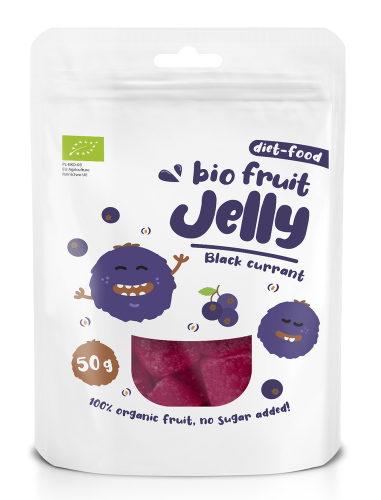 Żelki owocowe o smaku czarnej porzeczki Bio 50g, Diet-Food #1