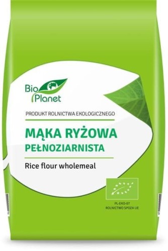 Mąka ryżowa pełnoziarnista  BIO 500g - Bio Planet #1