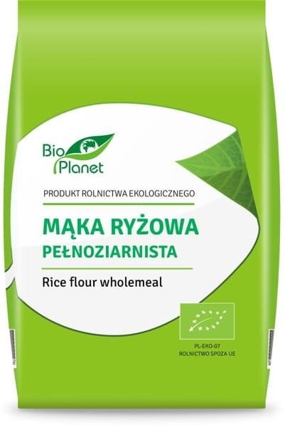 Mąka ryżowa pełnoziarnista  BIO 500g - Bio Planet #1